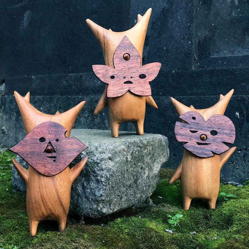 Resin Art Zelda - Houten Korok Standbeeld Hars Handwerk Beelden