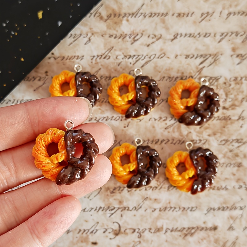 Resin Art Love - 6 stuks simulatie hart chocolade hars