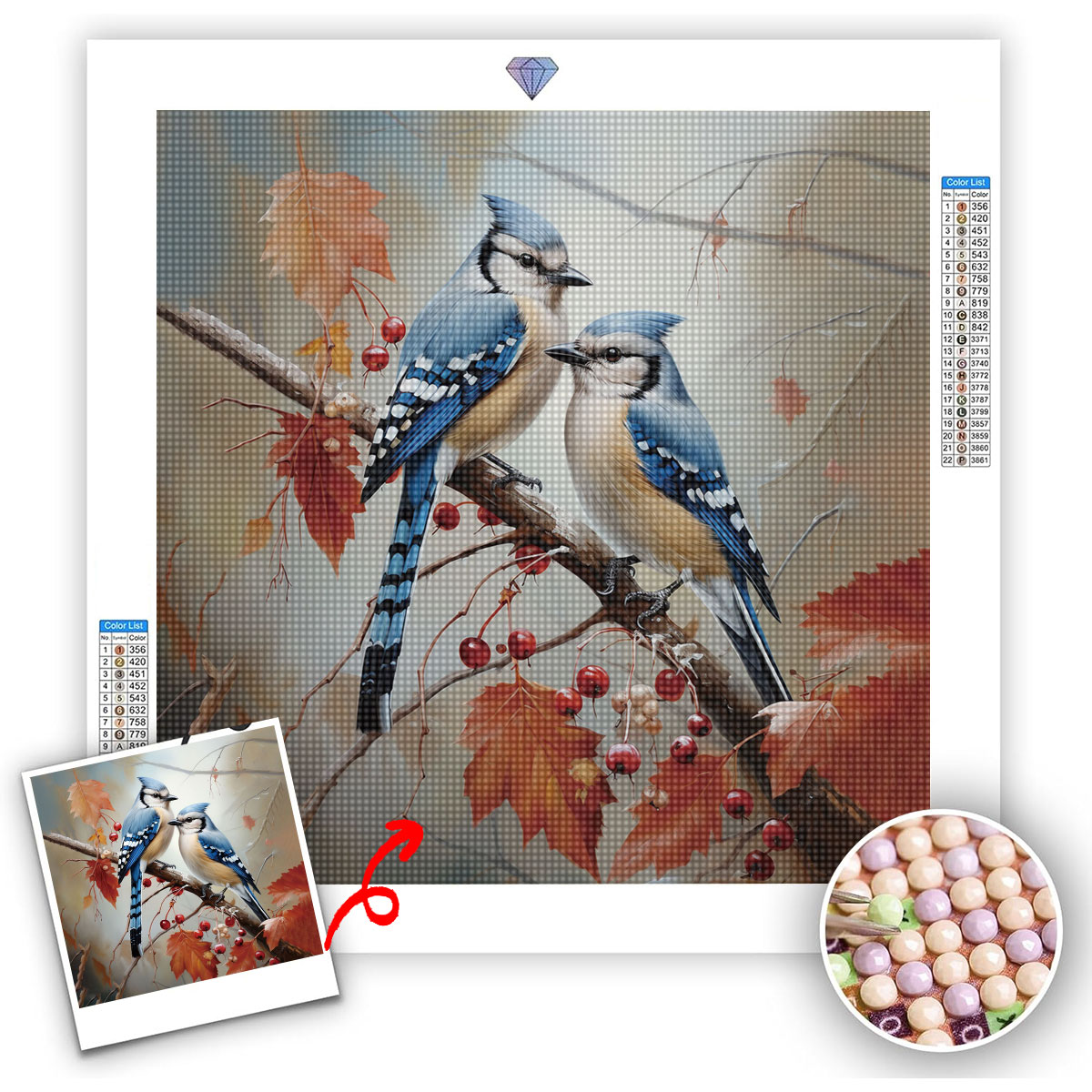 Resin Art Acrylic - Aangepaste 5D DIY Diamant Schilderij Kit