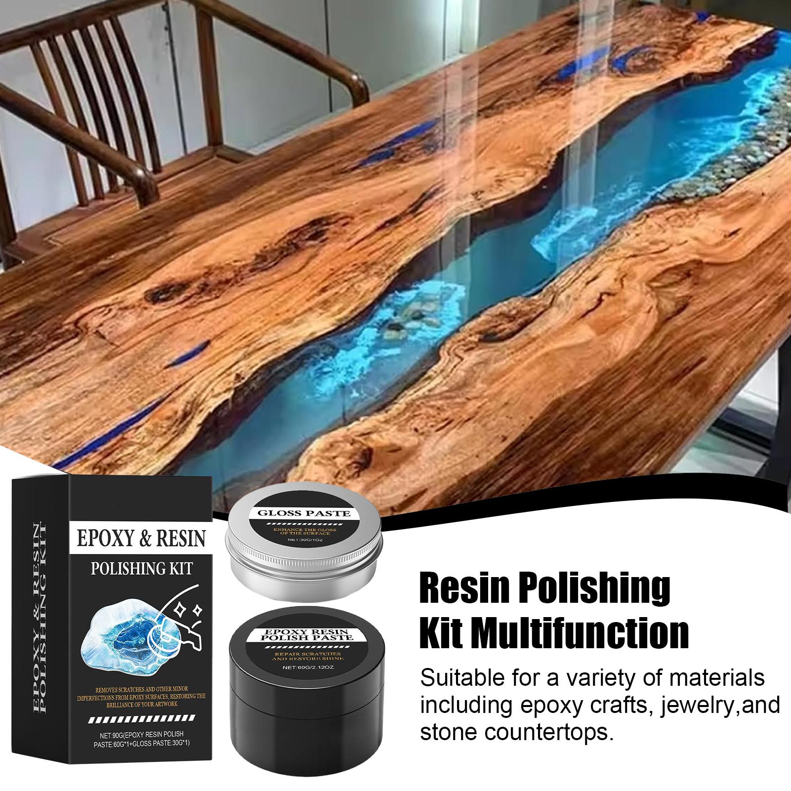 Resin Art Kits - Epoxyhars Polijstset - Romige krasverwijderende compound