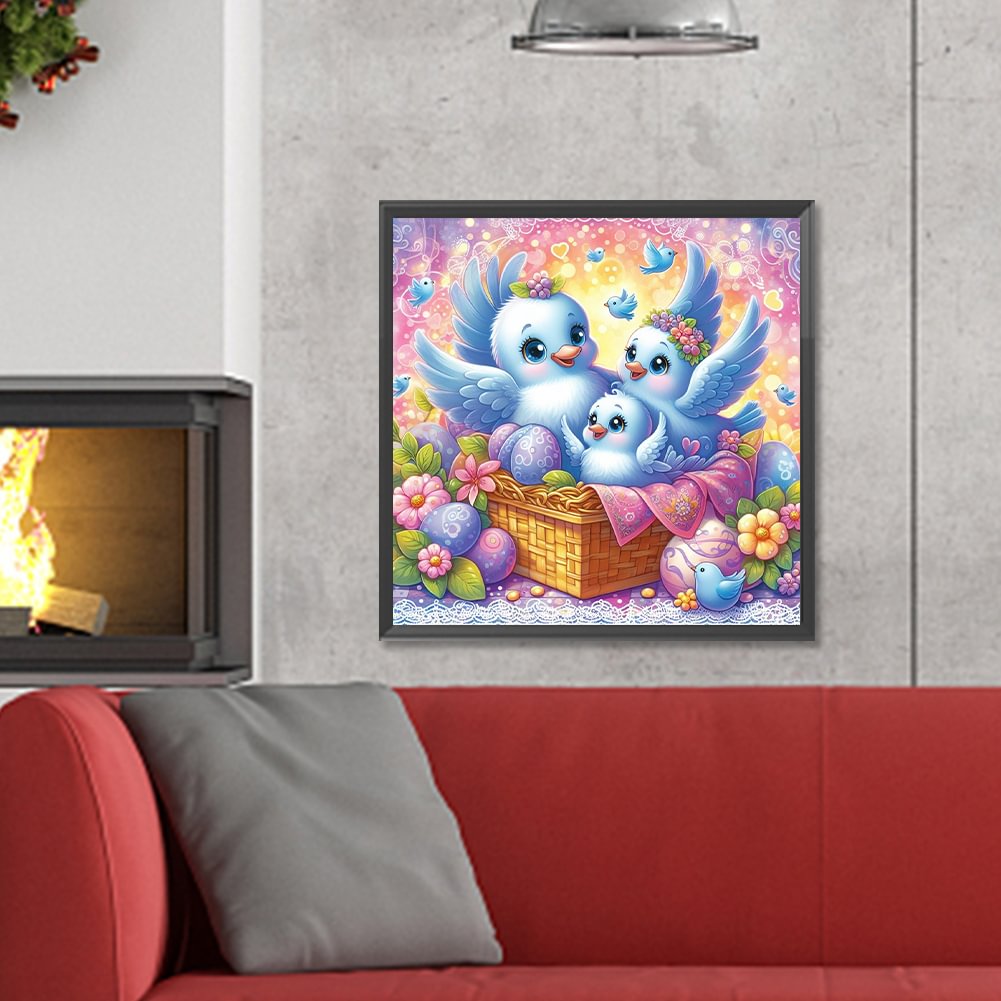 Resin Art Kits - Diamond Painting Familie Kerst Vader Volledige