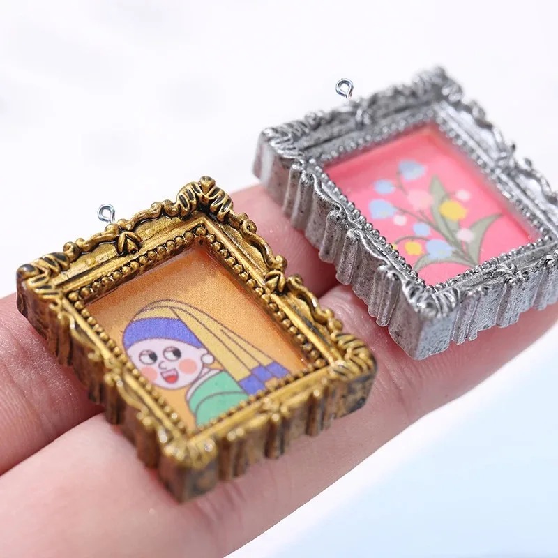 Resin Art Bracelet - 10 stuks Flatback Cabochon Vintage Hars