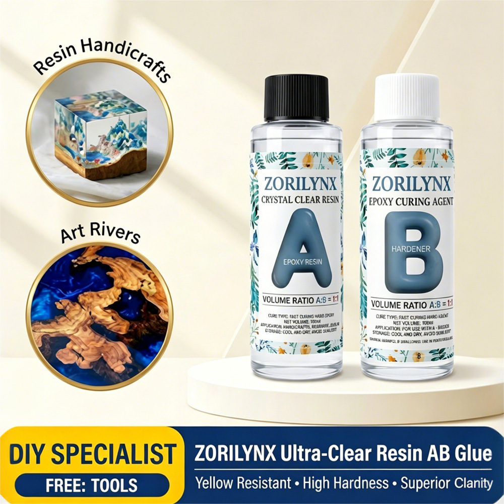 Resin Art Pouring - 200ml Kristalheldere Epoxyhars Kit Trending Fluid