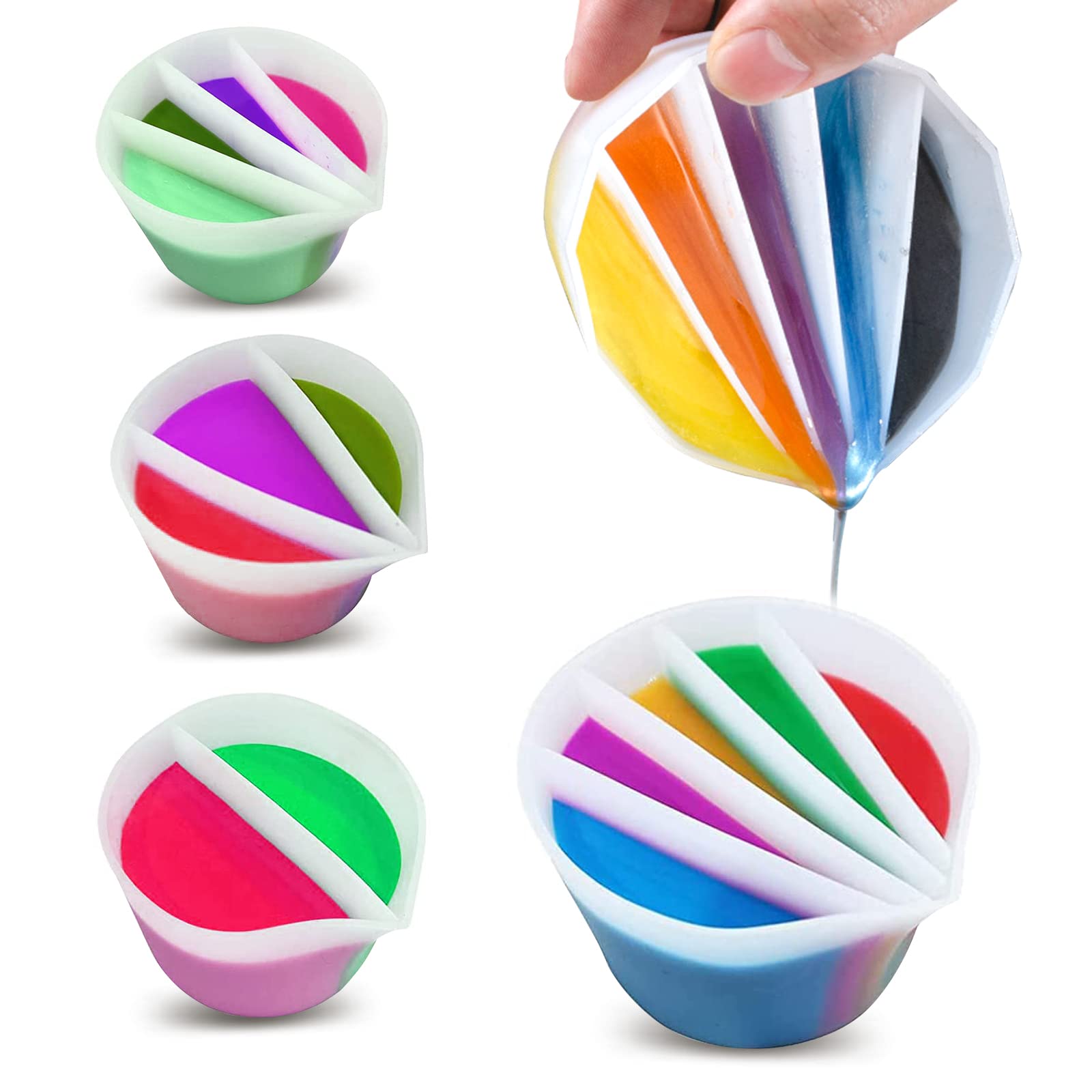 Resin Art Pouring - Split Cup Voor Verf Gieten Herbruikbare