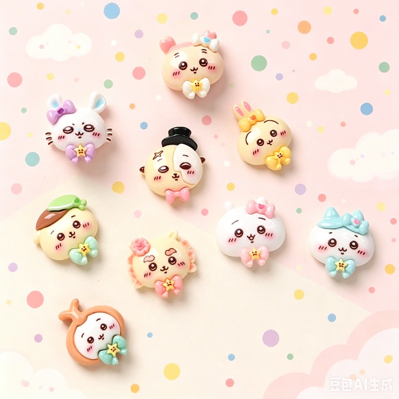 Resin Art Phone Case - Yiji Cartoon DIY Harsen Accessoires Sieraden