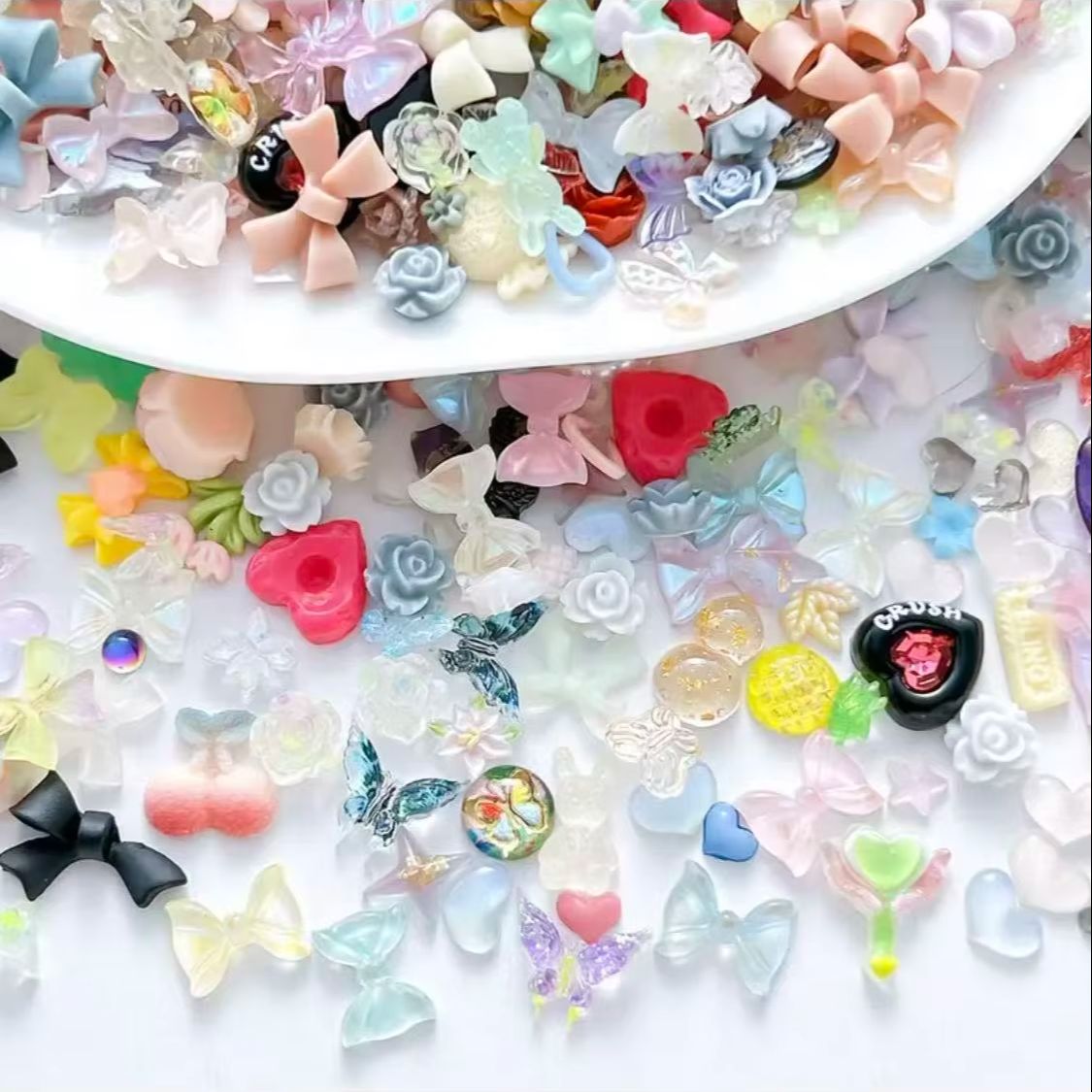 200 stuks gemengde platte hars - Resin Art Phone Case recensie en prijs