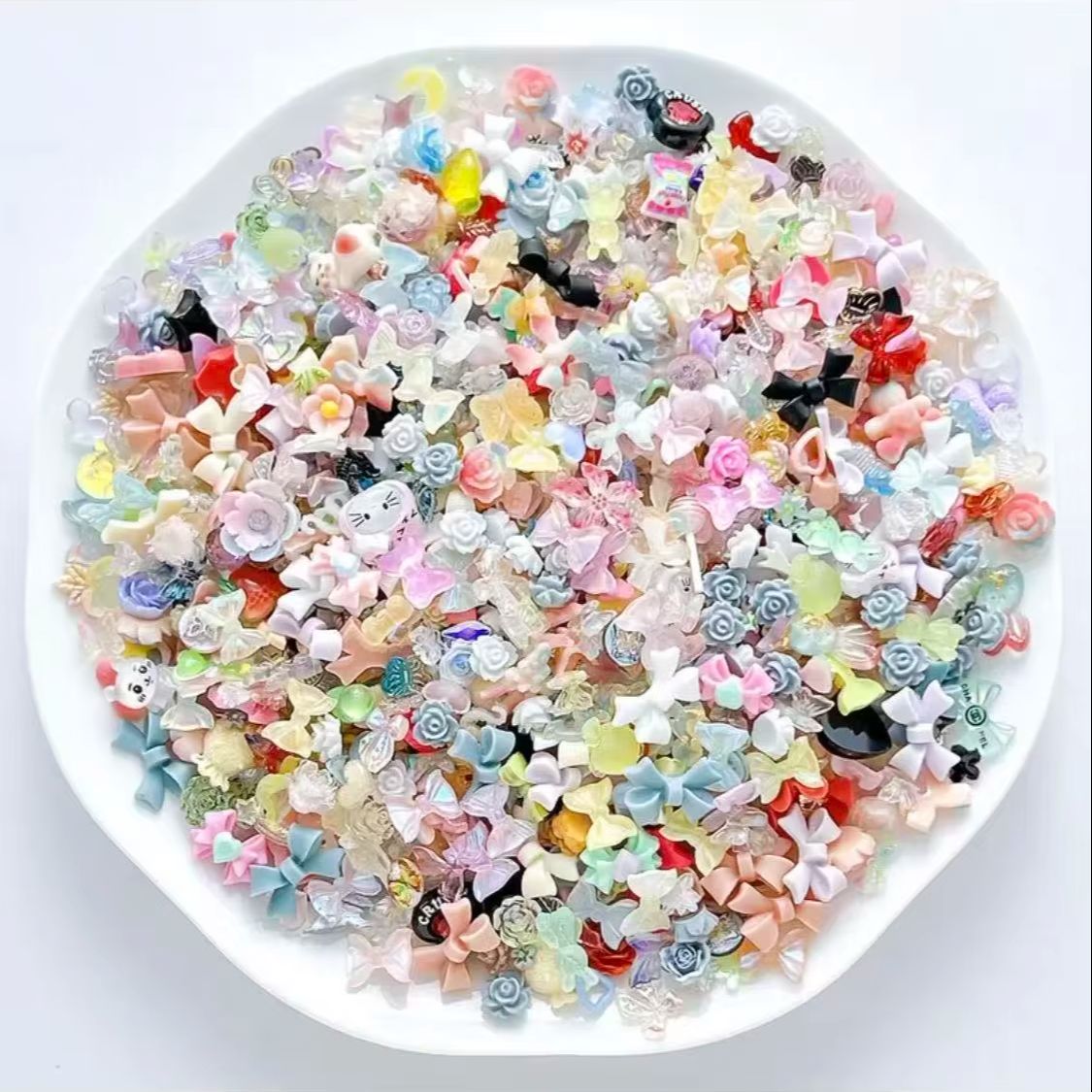 200 stuks gemengde platte hars - Resin Art Phone Case recensie en prijs