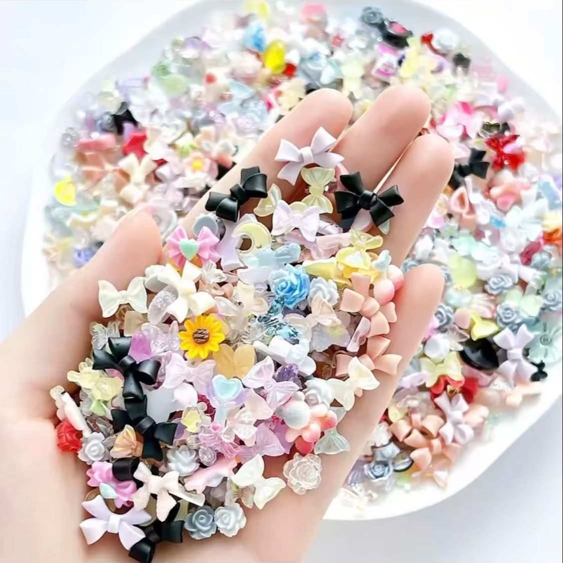 200 stuks gemengde platte hars - Resin Art Phone Case recensie en prijs