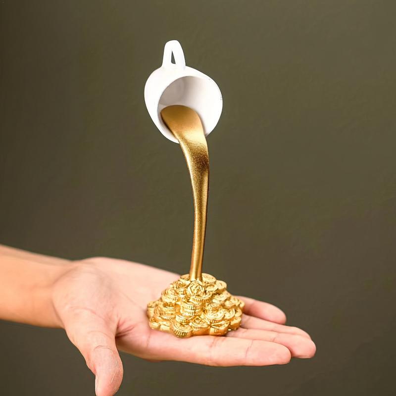 Creatieve drijvende koffiekop  - Resin Art Pouring recensie en prijs