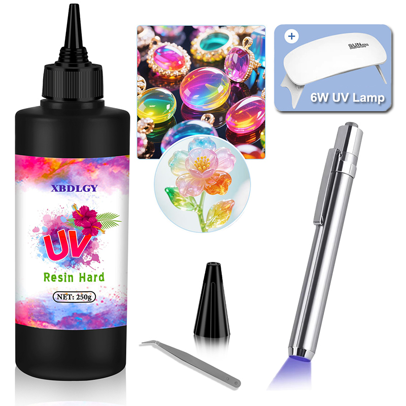 200g/250g/500g UV-hars harde l - Resin Art Acrylic recensie en prijs