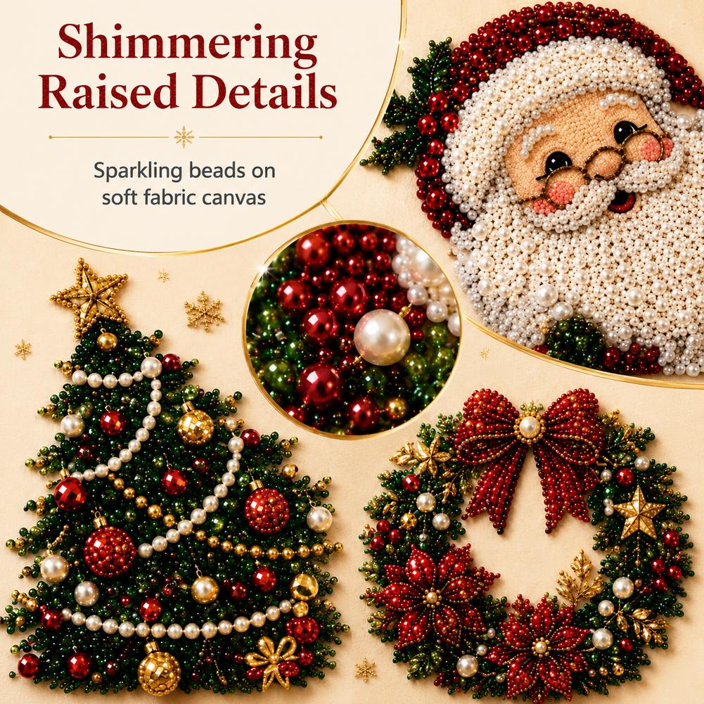 Kerstmis Kerstman Parel Kunst  - Resin Art Kits recensie en prijs