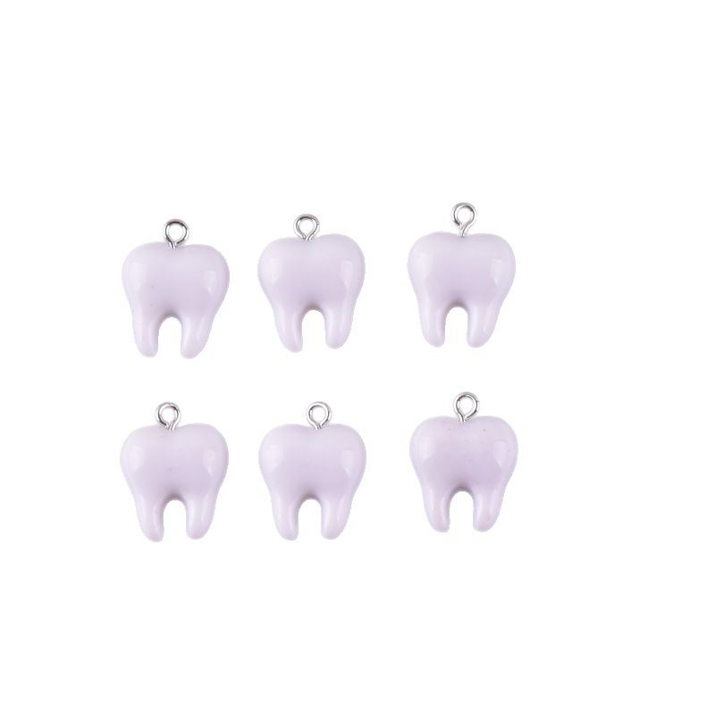 10 stuks schattige witte tande - Resin Art Love recensie en prijs