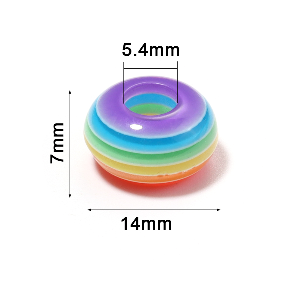 50 stuks/lot Regenboogstreep H - Resin Art Love recensie en prijs