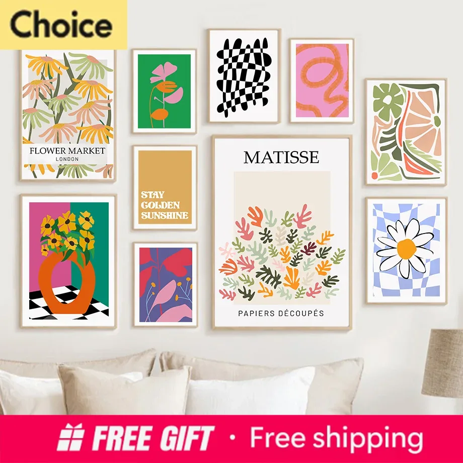 Abstracte Matisse Bloemenmarkt - Resin Art Gallery recensie en prijs