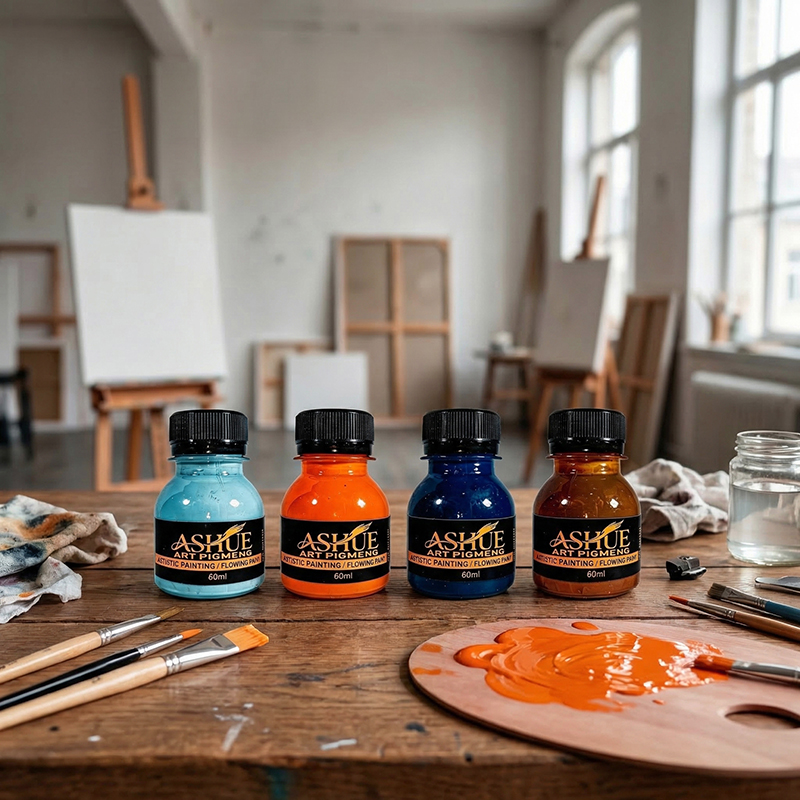 60ml 4-kleuren acryl gietverfs - Resin Art Pouring recensie en prijs