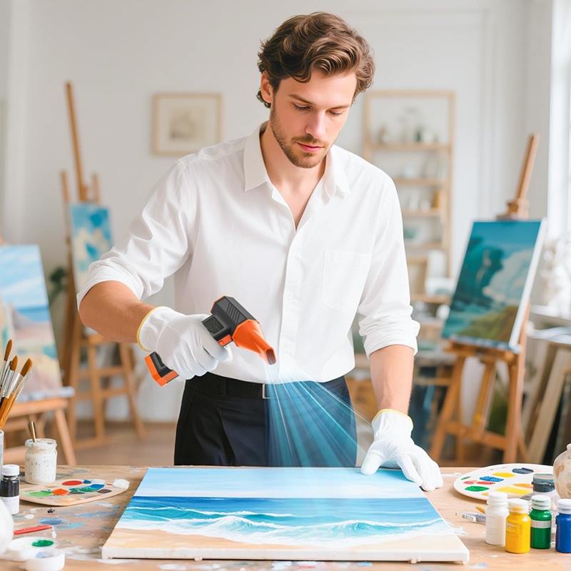 Draadloze acrylverf gietblaas  - Resin Art Pouring recensie en prijs