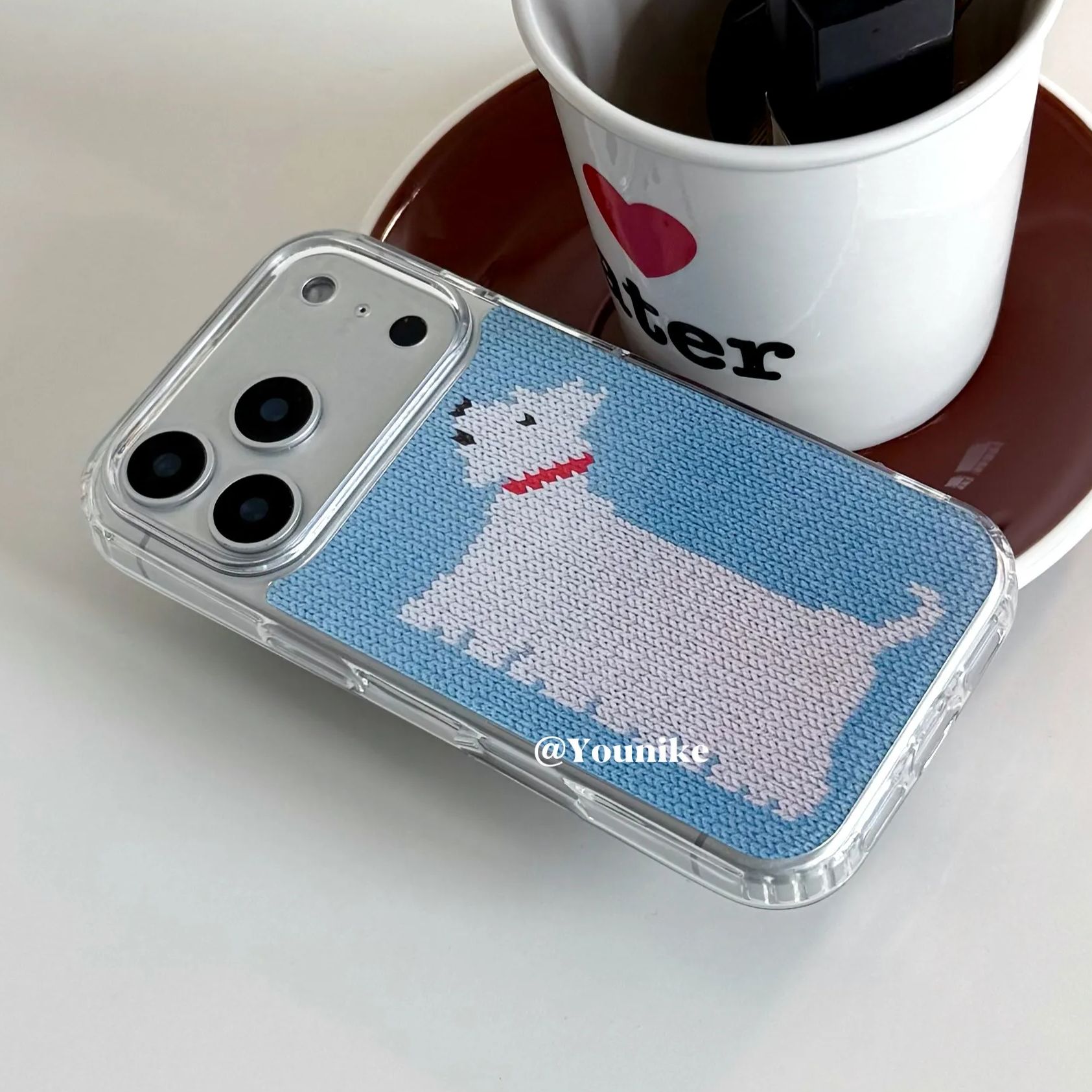 Koreaanse Ins Gebreide Gedrukt - Resin Art Phone Case recensie en prijs