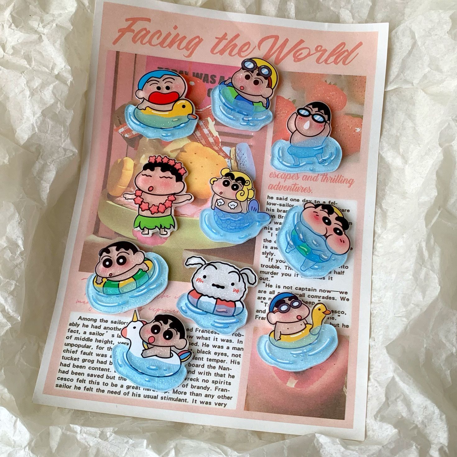 Crayon Shin-chan hars accessoi - Resin Art Phone Case recensie en prijs
