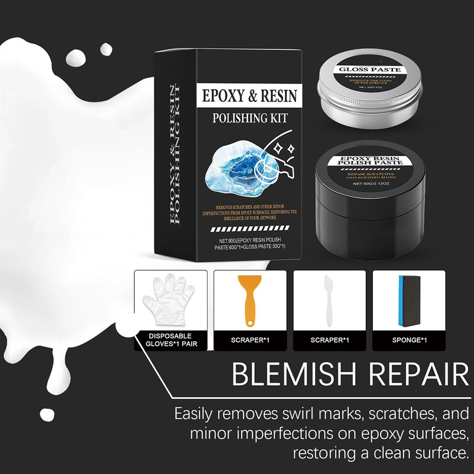 Epoxyhars Polijstset - Romige  - Resin Art Kits recensie en prijs