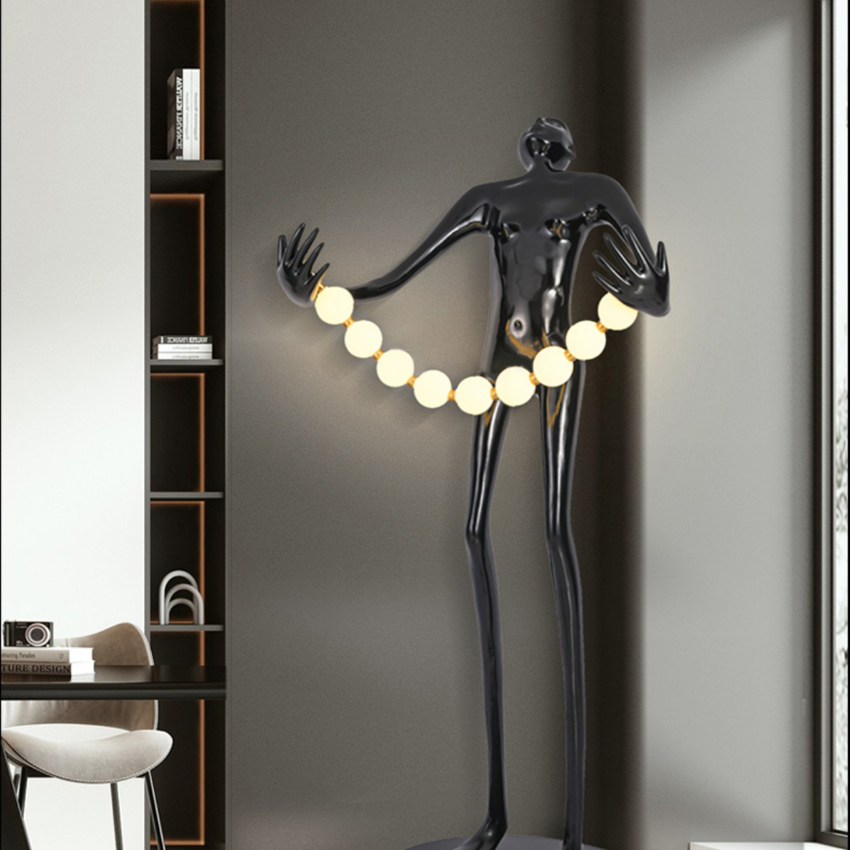 Standbeeldfiguur vloerlamp Art - Resin Art Gallery recensie en prijs