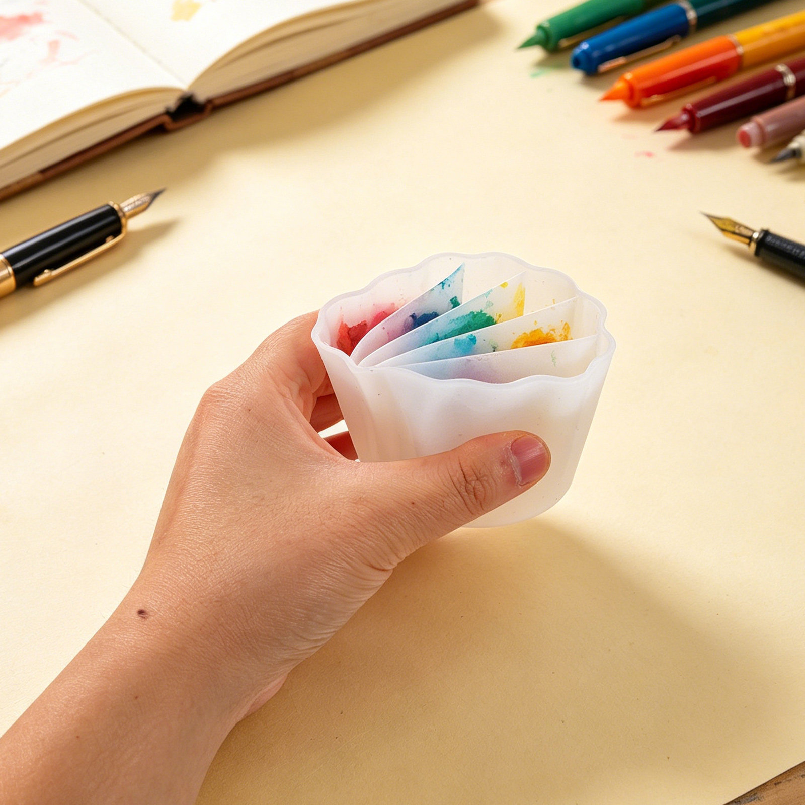 4-delige ergonomische silicone - Resin Art Pouring recensie en prijs