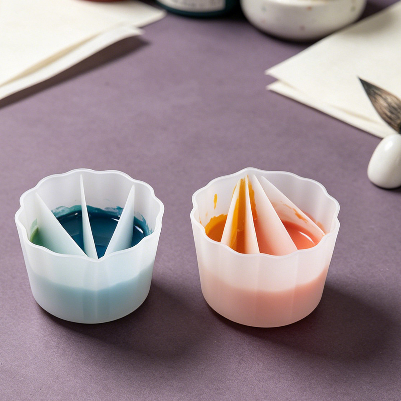 4-delige ergonomische silicone - Resin Art Pouring recensie en prijs