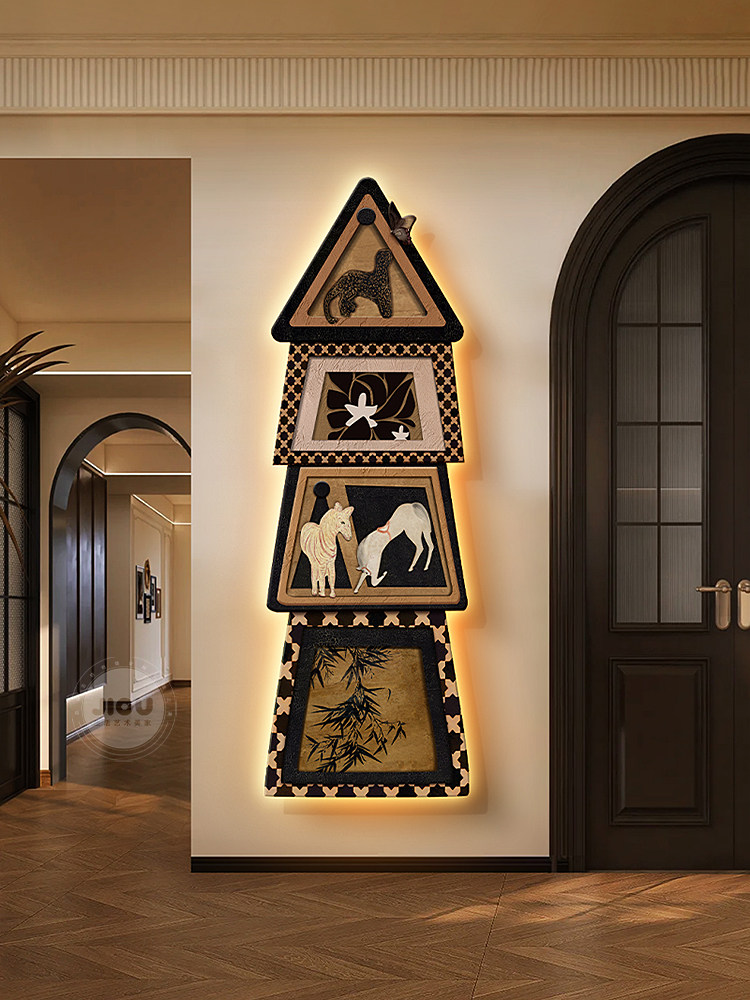 Medaille Art Deco entreehal de - Resin Art On Wood recensie en prijs