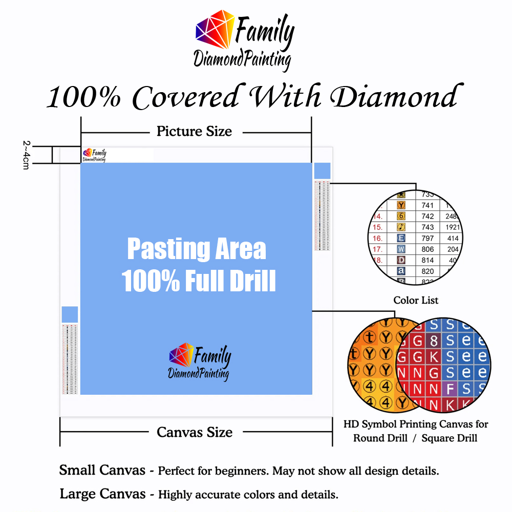 Diamond Painting Familie Kleur - Resin Art Kits recensie en prijs