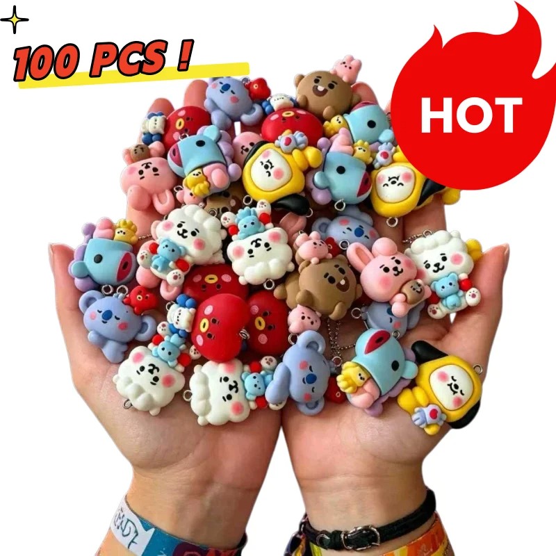 7 stks BT21 Hars Cartoon Charm - Resin Art Love recensie en prijs