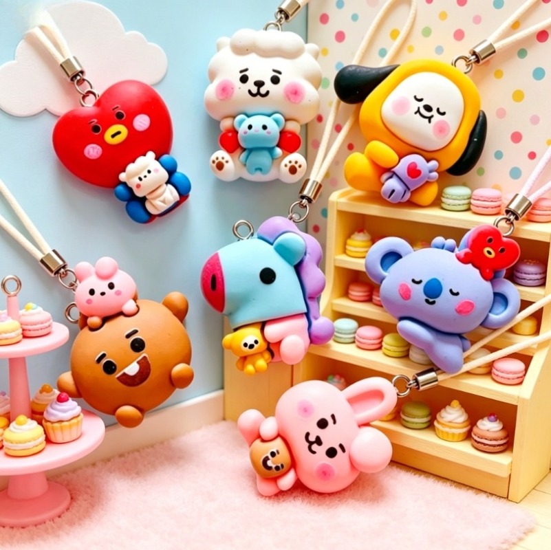 7 stks BT21 Hars Cartoon Charm - Resin Art Love recensie en prijs