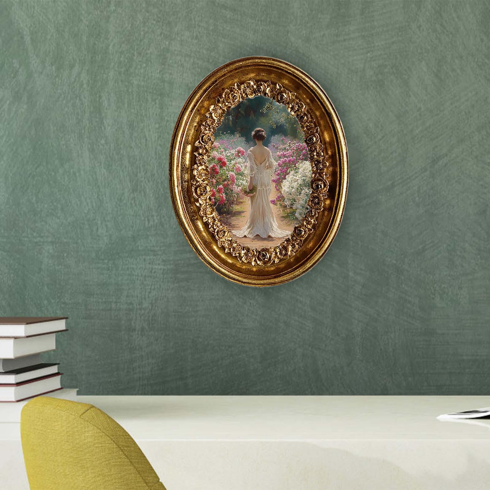 Vintage ovale fotolijst 5,8x7, - Resin Art Gallery recensie en prijs