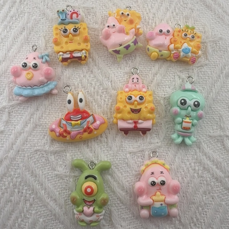 10 stuks cartoonhars hangers,  - Resin Art Love recensie en prijs
