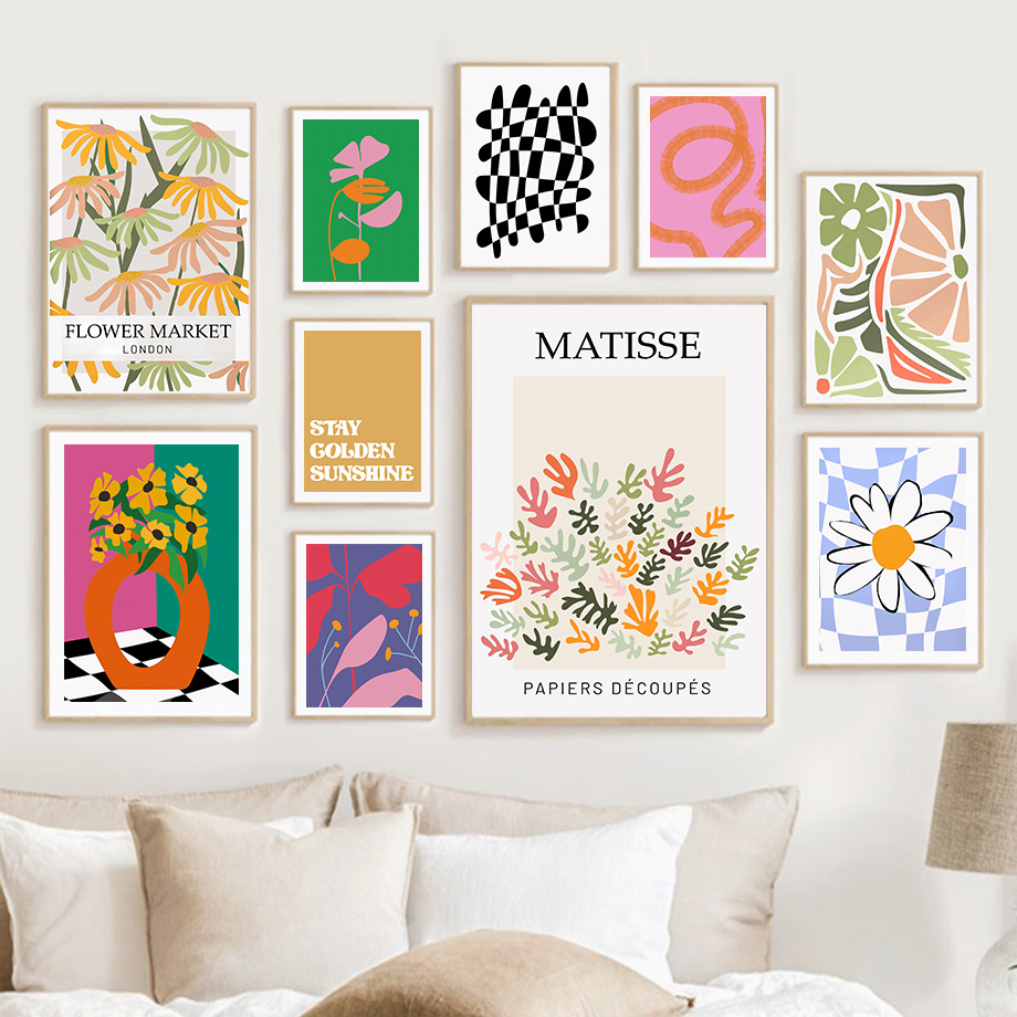 Abstract Matisse Bloemenmarkt  - Resin Art Gallery recensie en prijs