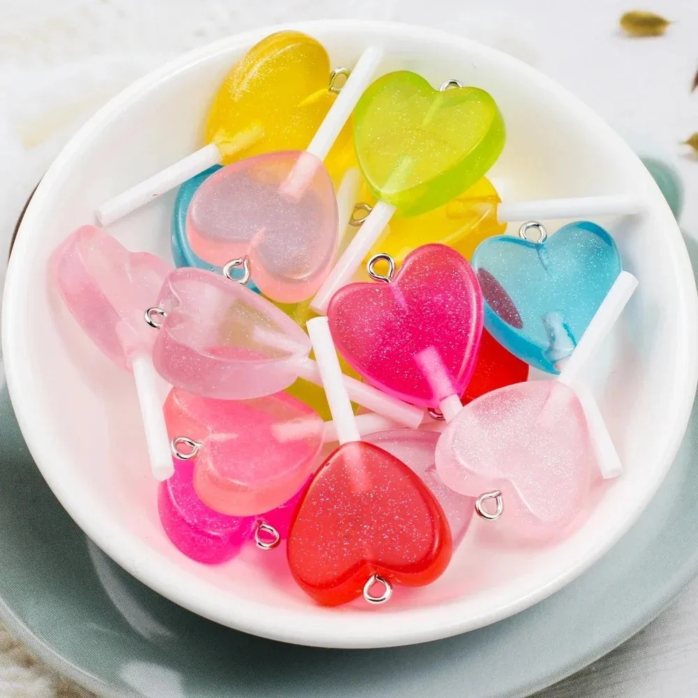10 stuks Kawaii Glanzende Hart - Resin Art Love recensie en prijs