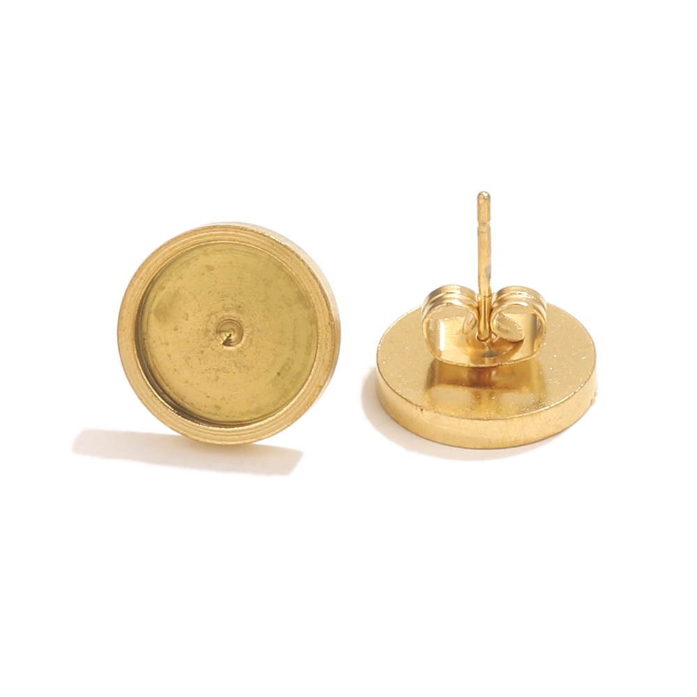 10st roestvrij staal gouden oo - Resin Art Love recensie en prijs